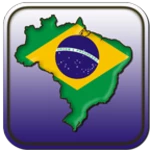 map of brazil android application logo